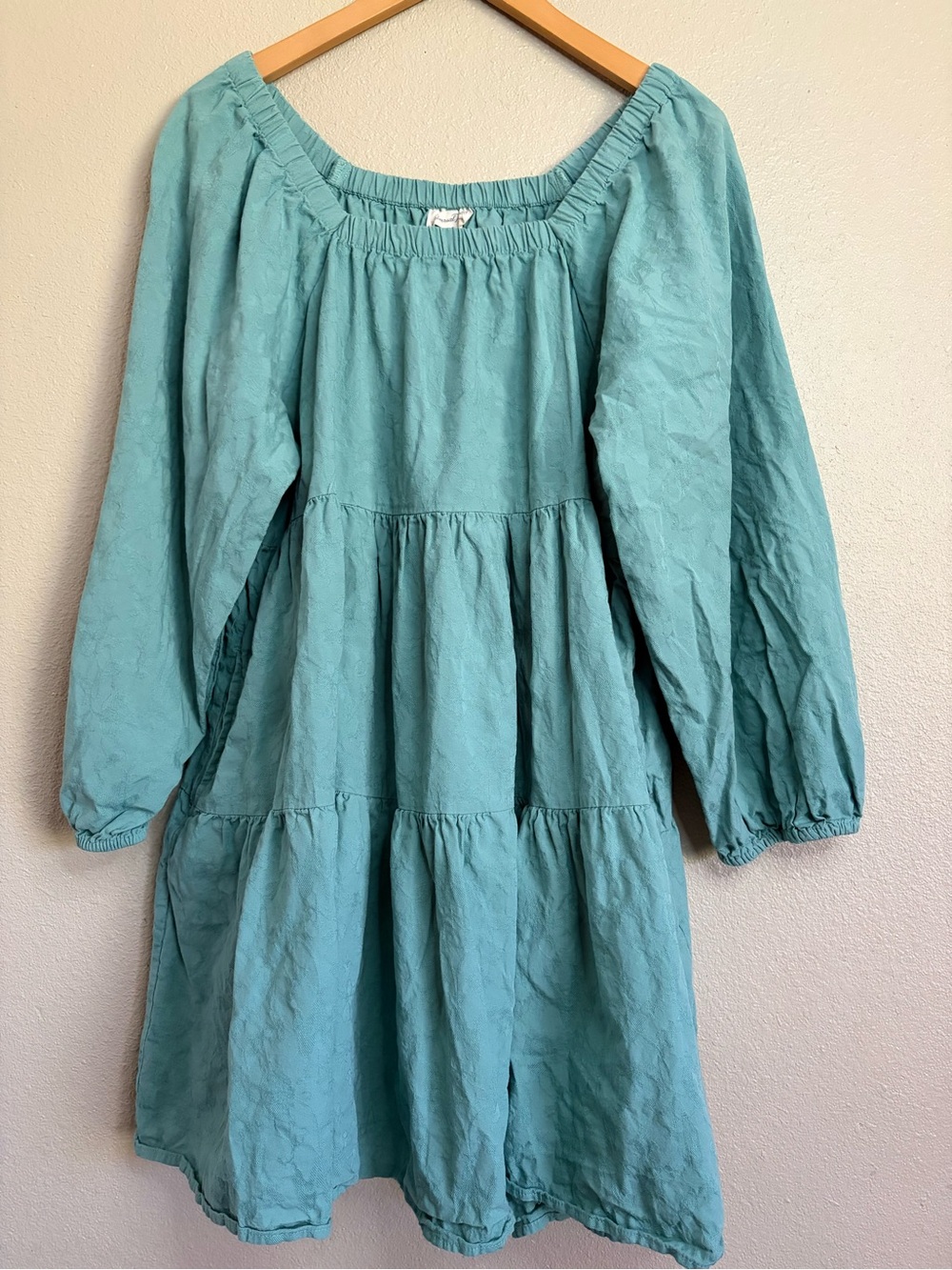 Universal Threads Women’s Square Neck Baby Doll Mini Dress sz XXL Puffy Sleeve